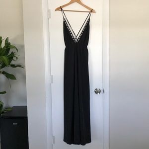 Black Cutout Maxi Dress